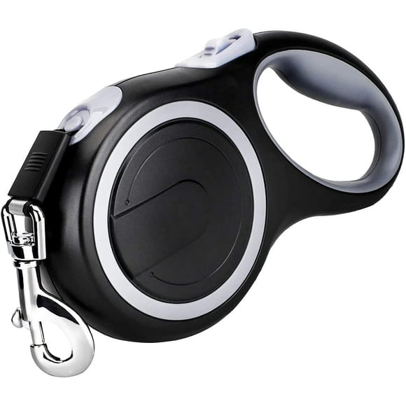 26Ft Retractable Dog Leash, Heavy Duty Great Leash for Dog up to 110 lbs, Anti-Slip Rubberized Handle, One-Handed Brake, Strong Nylon Tape, Tangle Free