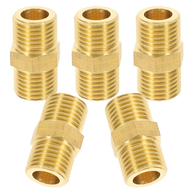 5 conectores de manguera de 1/4" para agua, adaptadores de manguera