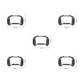thumbnail image 1 of relayinert Lens Hood Protective Cover Camera Lens Sun Shade Replacement for Accessories TT 5Set, 1 of 6