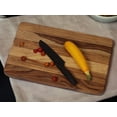 thumbnail image 7 of Vesta Homes Extra Large Wooden Cutting Board | 18 * 12 Inches | Chopping, Serving Board/Block for Vegetables, Fruits, Cheese and Charcuterie | Natural Acacia Wood | 1" Thick | Handcrafted in India, 7 of 7