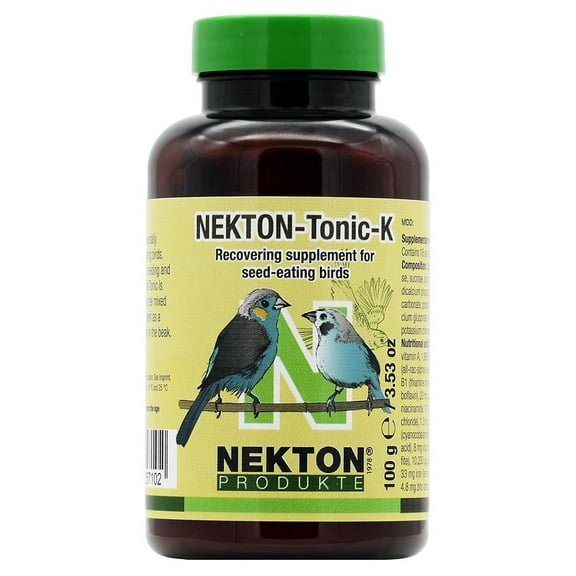 NEKTON Tonic-K Restorative Supplement for Seed-Eating Birds 3.53 oz (100g)