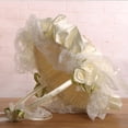 thumbnail image 7 of Linyer Wedding Lace Flower Basket Ceremony Party Sweet Flower Basket Girls Bridesmaid Bamboo Collection Fruit Basket, 7 of 7