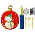 thumbnail image 1 of POINTERTECK Ballon de Noël Gonflable 60cm PVC Lumineux Ballon de Noël Gonflable (Style S), 1 of 8
