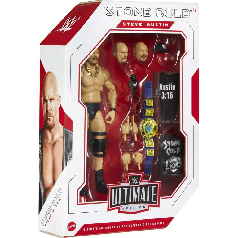 最安 Elite Ultimate WWE Shipping! Free Stone Austin Steve Cold スポーツ