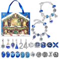thumbnail image 2 of Caja misteriosa de calendario de Adviento de Navidad para niños, pulseras de cuenta regresiva, encanto de joyería DIY, regalos temáticos de Navidad, 2 of 4