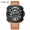 BlackShell,BlackFace,BrightBrownBand, variant on Watch Men's Outdoor Sports Black Warrior Camouflage Army Style Watch Waterproof Quartz Watch
