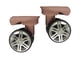 thumbnail image 3 of Ruedas para equipaje DYNWAVEMX Ruedas de maleta 2 uds giratorias silenciosas, 3 of 8