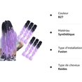 thumbnail image 3 of Extensiones de trenzado de ganchillo ombré de pelo de trenzas Jumbo de 6 uds para cabello trenzado de ganchillo torcido, 3 of 5