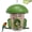 Green, variant on LONA Outdoor Tube Bird Feeder, 3-Compartment Hanging Bird Feeder with Weatherproof Dome & 3 Feeding Ports (Green)