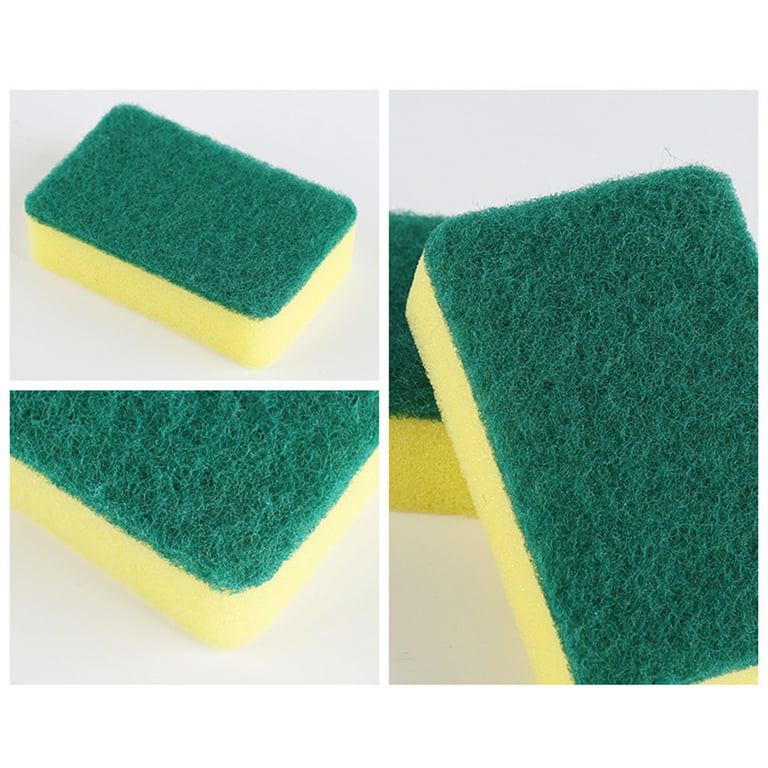 1pc Bowl Cleaning Sponge, Cute Animal Print PUR Durable Dish