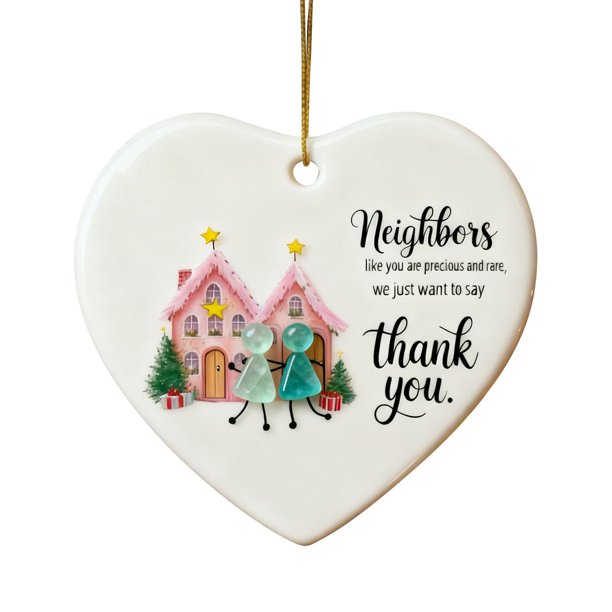 Listado Adorno de corazón de cristal marino para colgar en el árbol de Navidad, 1 unidad, 8 cm, blanco Rkxzt