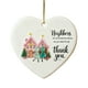 thumbnail image 3 of Listado Adorno de corazón de cristal marino para colgar en el árbol de Navidad, 1 unidad, 8 cm, blanco Rkxzt, 3 of 9