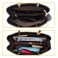 thumbnail image 3 of Bolsos de mano mujer bolso bandolera mujer piel negro grande bolso bandolera mujer, 3 of 7
