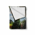 thumbnail image 2 of Nature Soft Flannel Fleece Throw Blanket, Lake by Meadow in a Sunny Day Rural Country Valley Scottish Summertime Landscape, Cozy Plush for Indoor and Outdoor Use, 50" x 60", Multicolor, by Ambesonne, 2 of 6