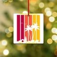 thumbnail image 3 of CafePress - Florida Miami Beach - 3"x3" Square Wood Ornament, 3 of 3