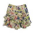 thumbnail image 1 of Ralph Lauren Womens Floral Georgette Tiered Skirt, Multicoloured, 16, 1 of 2