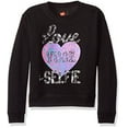 thumbnail image 2 of Hanes Girls' EcoSmart Graphic Crewneck Sweatshirt, 2 of 3