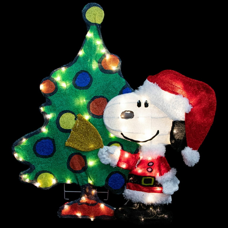 スヌーピー　SNOOPY　LED イルミネーション　ライト　特大　クリスマス L3D069 LEDスヌーピー（中）/クリスマスイルミネーション/LED