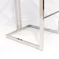 thumbnail image 4 of Pasargad Home Luxe Faux Leather Bar Stool Taupe, 4 of 6