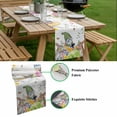 thumbnail image 5 of Green Easter Table Runner - 108 Inch Long, Kitchen Dining Table Runner Dresser Scarves, Eggs Gnomes Bunny Elegant Farmhouse Farmhouse Decor for Coffee Tables Wedding Party Banquet, 5 of 8