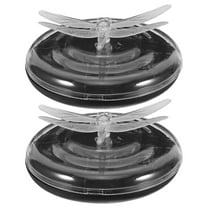 FELTECHELECTR 2pc Solar Floating Light Color Changing Led Globe Night Lamp For Garden Pool Dragonfly Design Outdoor Lighting