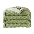 thumbnail image 2 of Extra Thick Flannel Fleece Blanket, Double Layer Warmth, 200x150cm Size, for Bed, Couch, or Office Nap Comfort, 2 of 6