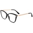 thumbnail image 4 of FEISEDY Blue Light Blocking Glasses Computer Glasses Women Men Cateye TR90 Frame B2772, 4 of 6