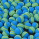thumbnail image 2 of Pelota elástica de colores para 20 piezas, pelota de espuma EVA, pelota para hacer ejercicio en interiores, patio de juegos, juguete para niños, pelota de esponja, herramienta de entrenamiento deport, 2 of 7