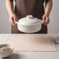 thumbnail image 4 of Unique Bargains 4pcs Cotton Blend Washable Table Mat Dark Red 15.7"x11.8", 4 of 6