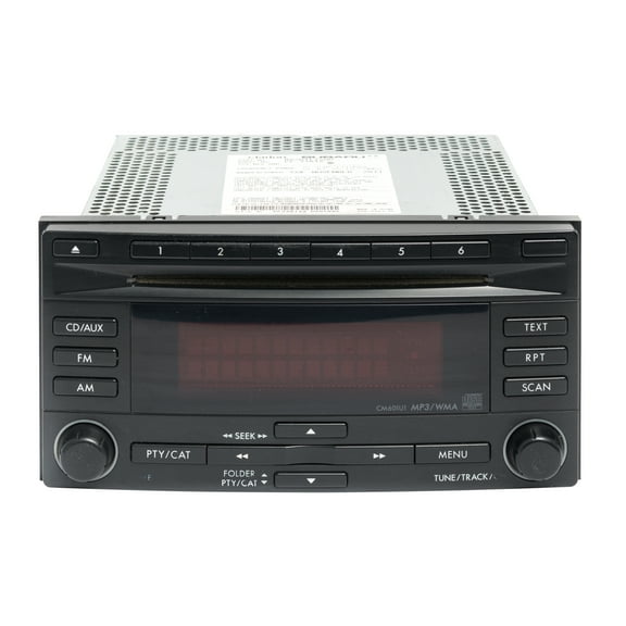 Restored 2012 Subaru Impreza AM FM Radio Single Disc CD MP3 Player 86201FJ600 Opt CM601U1 (Refurbished)