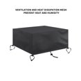 thumbnail image 5 of Square Oxford Fabric Fire Pit Cover Cubierta Impermeable Anti-Uv Para Mesa De Patio Fire Pit 420D Monstrate HA015974-00, 5 of 5