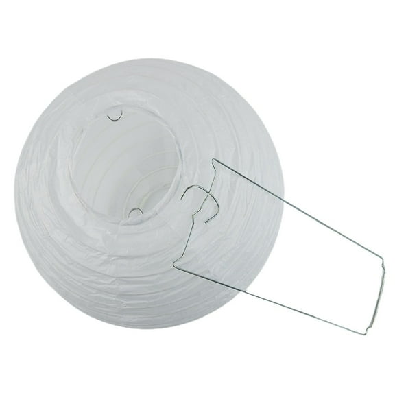 Girlsshop 10Pcs 20Cm Large White Paper Lantern Lanterns Party Wedding Banquet Decor