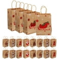 thumbnail image 4 of HOOWIFFY 24pcs Cute Party Favor Bags Kraft Paper Assorted Color, 4 of 8