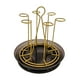 thumbnail image 4 of Soporte para secar tazas, estante para botellas con bandeja de drenaje, soporte resistente para árbol de tazas de té, estante para escurrir tazas, org B Oro, 4 of 9