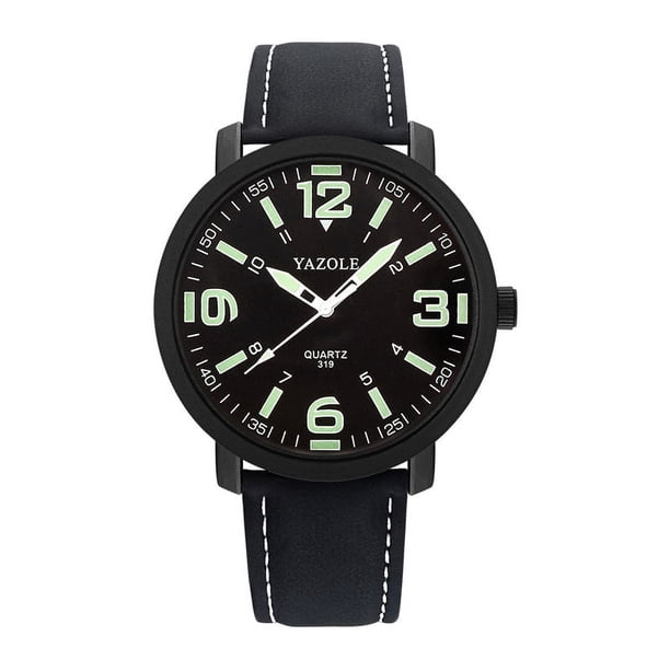 Reloj deportivo para parejas, reloj de pulsera para hombres y mujeres, esfera grande, resistente al agua, correa de cuarzo luminosa, reloj para estudiantes
