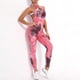 thumbnail image 1 of Gibobby Pantalones de mezclilla Hip-up Ink Pants Bubble Siamese Slim Mujer Yoga Yoga Pantalones Tie-Dye Yoga Pantalones(Rosa， L), 1 of 5