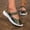 Colorful Black, variant on Mom Shoes Flat Bottom Casual Woven Seven-Color Shoes Shallow Mouth Breathable Old People Shoes, Women Shoes, Sneakers