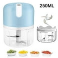 thumbnail image 2 of Electric Mini Garlic Chopper Small Wireless Food Processor Portable Mini Garlic Choppers Blender Mincer Waterproof Usb Charging For Ginger Onion Vege, 2 of 4