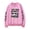 Pink, variant on Ground bound young Flower Merch men's and women's fashionable street long sleeved round neck pullover