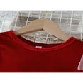 thumbnail image 3 of Robe Patchwork en Velours à Manches Longues et Col Rond pour Enfant, 3 of 6