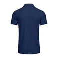 thumbnail image 7 of Havenx Men's Golf Polo Shirts Short Sleeve Collared 2 Buttons Shirt Performance Moisture Wicking Dry Fit T Shirt Athletic Casual Golf Classic Fit Tops,Navy L, 7 of 7
