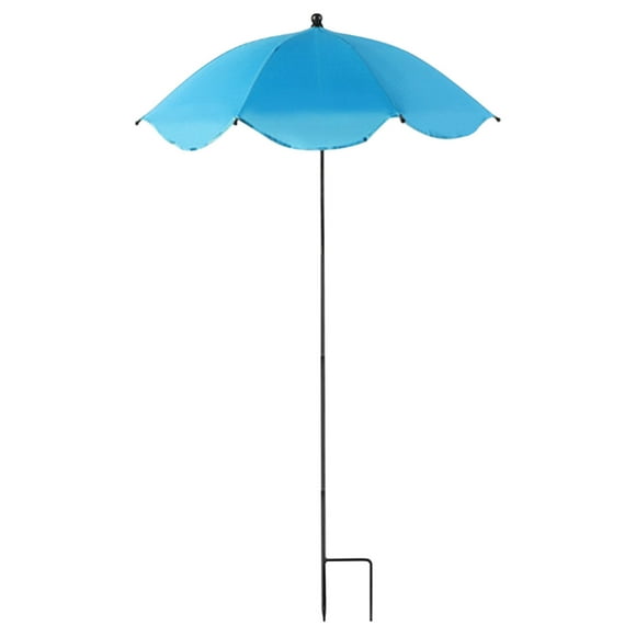 Wzzjkit Household Essentials Large Garden Parasol With Plant Stake Outdoor Sunlight Shade And Rain Protection Umbrella For Potted Plants