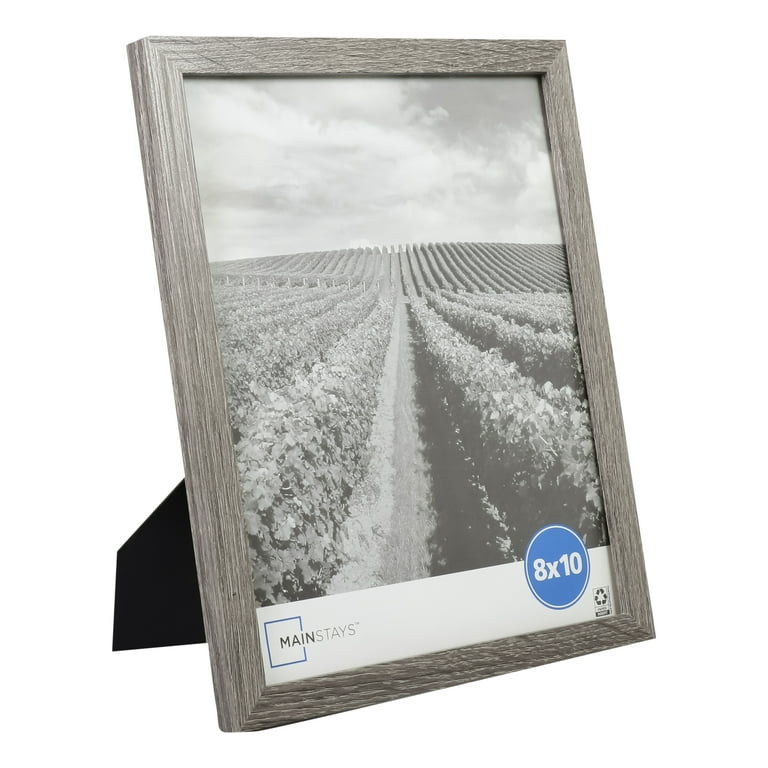 Mainstays 11x14 Matted to 8x10 Rustic Linear Picture Frame