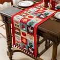 thumbnail image 6 of Kbndieu Christmas Table Runner Seasonal Winter Xmas Holiday Kitchen Dining Table Decorations for Home Party Indoor Room Decor, 6 of 7