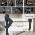 thumbnail image 4 of Qeaghou Womens Flare Leggings Plus Size Tummy Control High Waisted Yoga Pants Stretch Soft Wide Leg Workout Bootcut Leggings Today'S Deals, 4 of 6