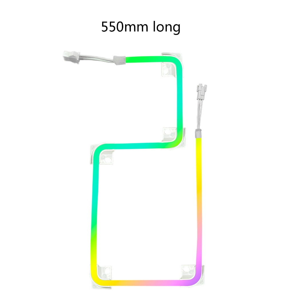 WINDLAND 550mm LED Light Strip ARGB 5V 3Pin for PC Computer Cases Multicolor Lamp Tape for PC 5V ARGB Motherboard Sync Lights