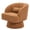Brown, variant on Swivel Barrel Chair, Accent Chair with Armrest, Modern 360 Degree Swivel Barrel Chair with Curve Back, Comfy Round Velvet Armchair Single Sofa, for Living Room Bedroom Reading