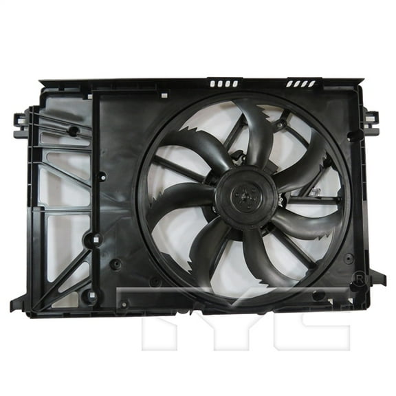 TYC 624440 Dual Radiator And Condenser Fan Assembly Fits select: 2019-2020 TOYOTA RAV4