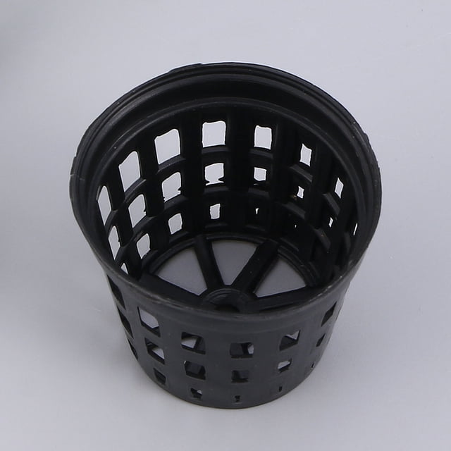 UPGRATOR 10Ud Maceta De Cultivo Para Acuáticas En Color Negro Con Agujeros Para