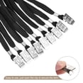 thumbnail image 4 of Uxcell Flat Lanyards with Clip Neck ID Card Badge Holder Black, 4 of 6